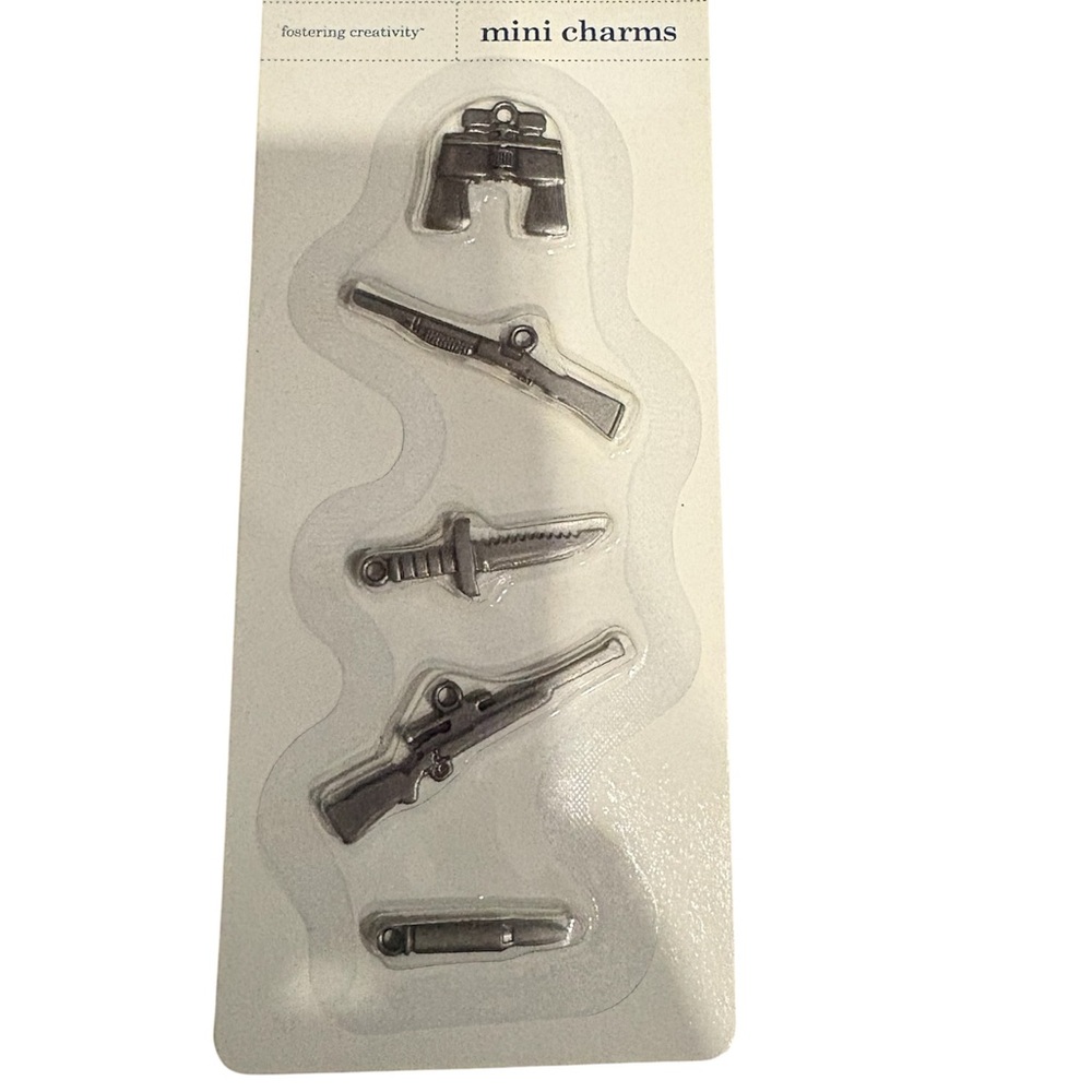 Mini Charms Silver Set